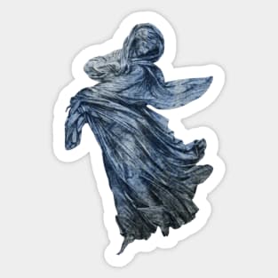 Blue dancer Sticker